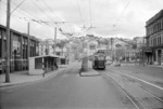 Lambton Quay, Wellington, looking south from railway tram terminus