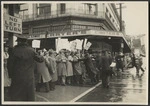 Confrontation between police and strikers, Wellington