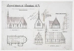 Clere, Fitzgerald and Richmond :Proposed church at Pahautanui N.Z. Wellington, 28. 8. [18]95 [and] 5 March 1900
