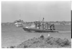 The UDC Finance Rescue boat at Island Bay, Wellington - Photograph taken by Ray Pigney