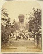 Bronze statue of Buddha at Daibouts, Japan
