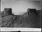 Remains of Te Mu mission church at Te Wairoa after the Tarawera eruption