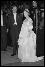 Her Majesty Queen Elizabeth II and the Duke of Edinburgh arriving at the Regent Theatre, Christchurch - Photograph taken by K V Bigwood