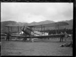 Bristol fighter F2B biplane, Trentham Racecourse