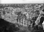 Ruins of St Paul's Presbyterian church, Napier, after the 1931 earthquake