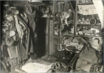 Professor T W E David's cubicle in Shackleton's hut at Cape Royds, Ross Island, Antarctica