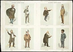 Hunt, Albert Vyvyan, 1854-1929 :Parliamentary character sketches. Supplement to the Auckland weekly news, Christmas number, December 12, 1896. Wilsons [sic] & Horton lith. Auckland [1896]