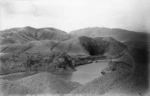 Echo Lake and Hole in the Wall Crater, Rotomahana - Photograph taken by George Dobson Valentine