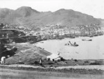 Part 1 of a 2 part panorama of Lyttelton Harbour