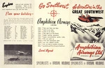 Amphibian Airways Ltd :Adventure in the great southwest. Amphibian Airways Ltd., Invercargill New Zealand, specialists in unusual holidays. [Cover. 1950s?]