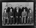 Unidentified members of the Wellington Working Men's Club, Literary Institute