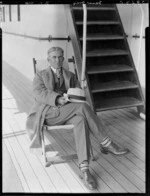 Mr Zane Grey on board the RMS Makura
