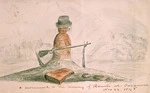 Taylor, Richard, 1805-1873 :A monument to the memory of Rawiti at Tarawera. Nov 22 1845