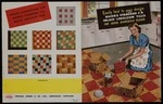 Michael Nairn & Co Ltd (Kirkcaldy, Scotland) :Easily laid to your design, Nairn's standard F.B. inlaid linoleum tiles, the ideal domestic floor. Printed in Scotland, Allen Litho, Kirkcaldy [Front and back cover spread. 1950s]