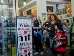 People attending a Richie McCaw book signing at Whitcoulls, Auckland