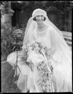 Miss Gwen Shephard (Aunt Gwen of Radio 2YA) on the occasion of her marriage to Mr B H Stennett