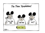 Hubbard, James, 1949- :The Three "Mouseketeers". 22 March 2013