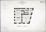 Beatson, William, 1808?-1870 :Design for a public building at Rugby. No. II. Ground plan / Wm Beatson, Aug[us]t 1838.
