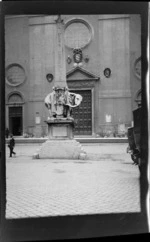 Bernini's elephant statue, including monument to Alexander The Great, Rome, Italy