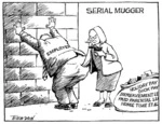 Tremain, Garrick 1941-:Serial Mugger. Otago Daily Times, 5 February 2002.