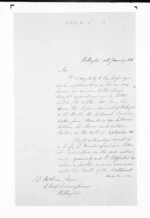 Native Land Purchase Commissioner - Papers