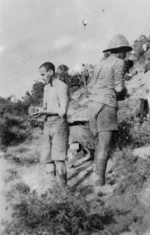 Two New Zealand soldiers, Gallipoli, Turkey
