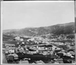 Part 1 of a 5 part panorama of Wellington City from Mount Victoria