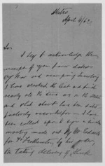 Letter from Henry Nevinson Harrison