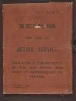 Papers and material relating to soldier's life during World War One
