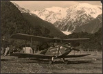 A Simmonds Spartan biplane at Franz Josef