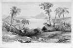 [Merrett, Joseph Jenner] 1815-1854 :View of Taupo from Te Rapa with Tauhara mountain at a distance ; where the River Waikato issues from the lake / L. Haghe lith ; Day & Haghe lithrs - London ; J Murray [1843]