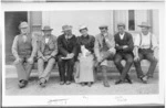 Group, including mountaineer Jack Clarke