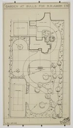 Buxton, Trevor Sidney, 1901-1948 :Proposed alterations to garden at 'Totaranui', Onga for H J Talbot Esq. [1932-1948]