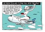 Murdoch, Sharon Gay, 1960- :Air New Zealand flying you into the past. 12 February 2014