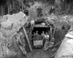 Coal miners at the Puponga mine