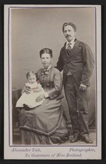 Tait, Alexander :Portrait of Mr and Mrs J Harris and baby