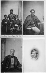 Four portraits depicting Maori chiefs