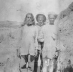 Blandford with two Indians, Gallipoli, Turkey
