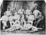 Members of the Opoho Cricket Club - Photograph taken by Exchange Court Studio