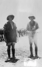 Two New Zealand soldiers, McKenny and Gibson, Sidi Bishr, Egypt