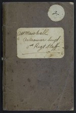 Marshall, Albert Henry, 1892-1977: First World War diary