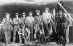 Group of coal miners from the Buller area