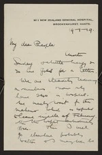 Letters to Agnes Pearce