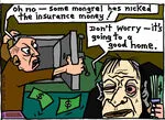 Doyle, Martin, 1956- :Who Nicked the insurance money? 28 April 2014