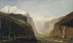Artist unknown :[West Coast? mountain scene, 1860s?]
