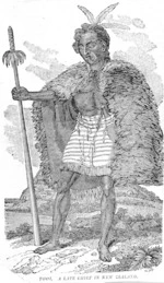 Church Missionary Quarterly Papers :Tooi, a late chief of New Zealand / G Peek sc. 1826. [London, Church Missionary Society, 1849].