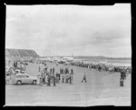 TEAL DC6 during De Havilland Comet visit and RNZAF Devon, Whenuapai, Auckland Region