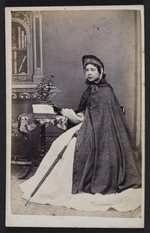 West, W (Maidstone) fl 1860s-1880s :Portrait of unidentified woman