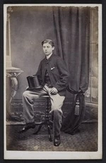 West, W (Maidstone) fl 1860s-1880s :Portrait of unidentified man