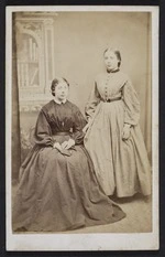 West, W (Maidstone) fl 1860s-1880s :Portrait of two unidentified women